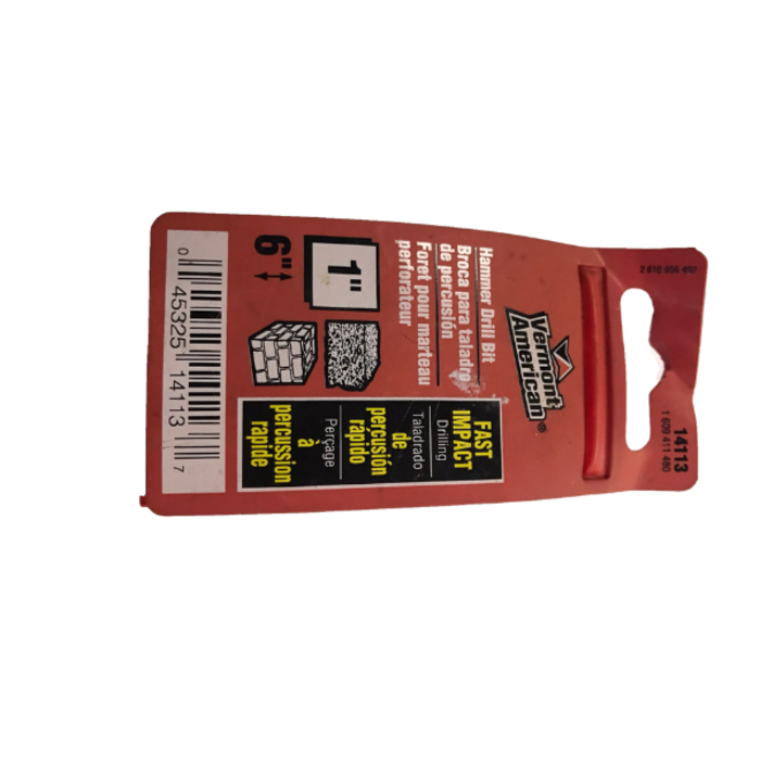 VERMONT AMERICAN HAR0373 BITS/HAMMER 1" 14113