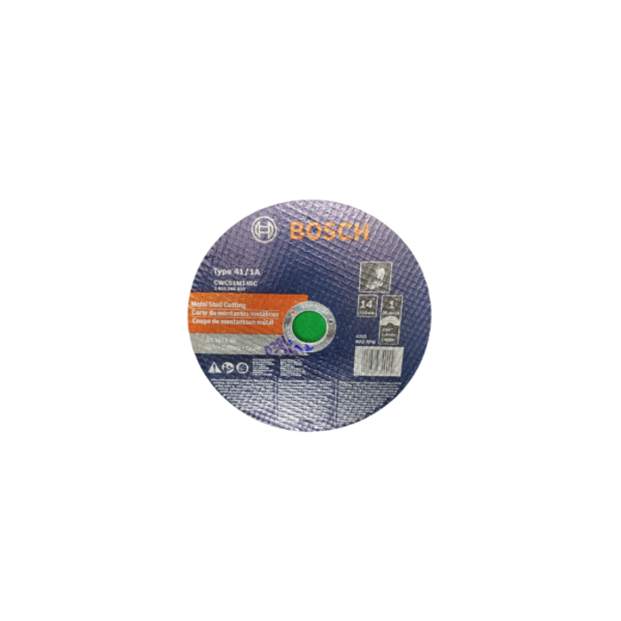 BOSCH HAR0386 14" x 1" x 3/32 CUT OFF WHEEL CWCS1M14SC