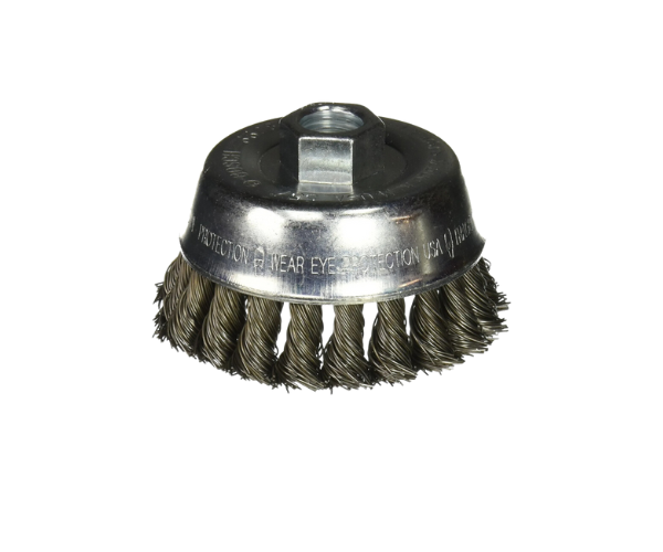 BOSCH HAR0387 3" X 5/8 CUP BRUSH KNOTTED CARBON STEEL WB509