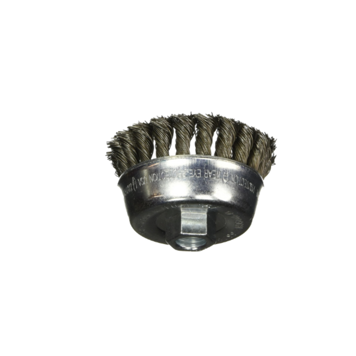 BOSCH HAR0387 3" X 5/8 CUP BRUSH KNOTTED CARBON STEEL WB509