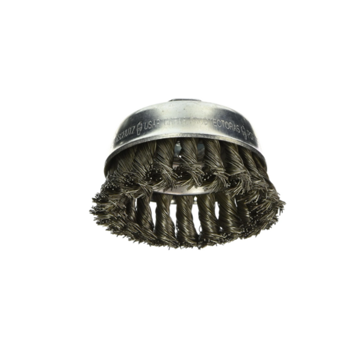 BOSCH HAR0387 3" X 5/8 CUP BRUSH KNOTTED CARBON STEEL WB509