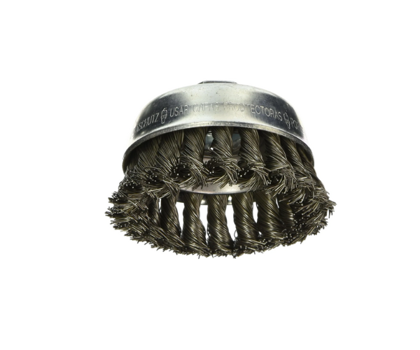 BOSCH HAR0387 3" X 5/8 CUP BRUSH KNOTTED CARBON STEEL WB509