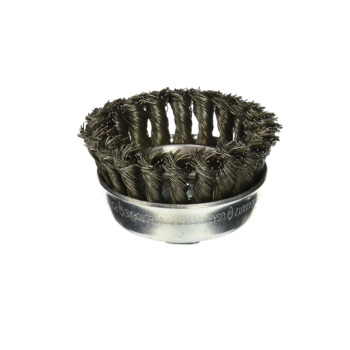 BOSCH HAR0387 3" X 5/8 CUP BRUSH KNOTTED CARBON STEEL WB509