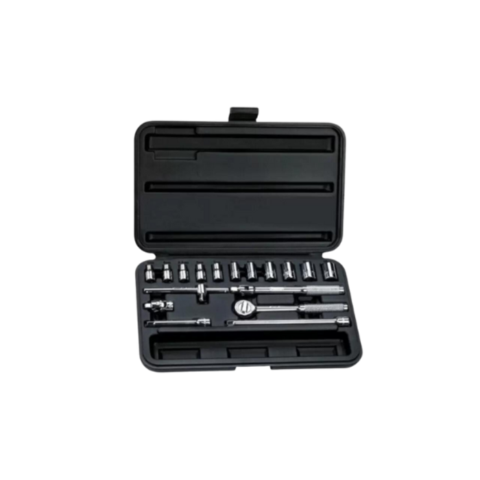 STANLEY HAR0397 SOCKET SET 1/4" DRIVE 18PCS 6PT MET 86-117