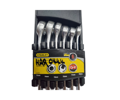 STANLEY HAR0444 6PC COMB, WRENCH SET MM (CWF)