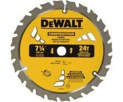 DEWALT HAR0532 BLADE/CIR.SAW 7 1/4" 24T