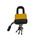 HAR9377 65MM WATER PROOF PADLOCK WITH EXTRA 2 KEY