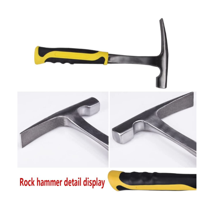 GENERAC HAR9352 GEOLOGY 32 OZ ROCK PICK HAMMER W GLOVES