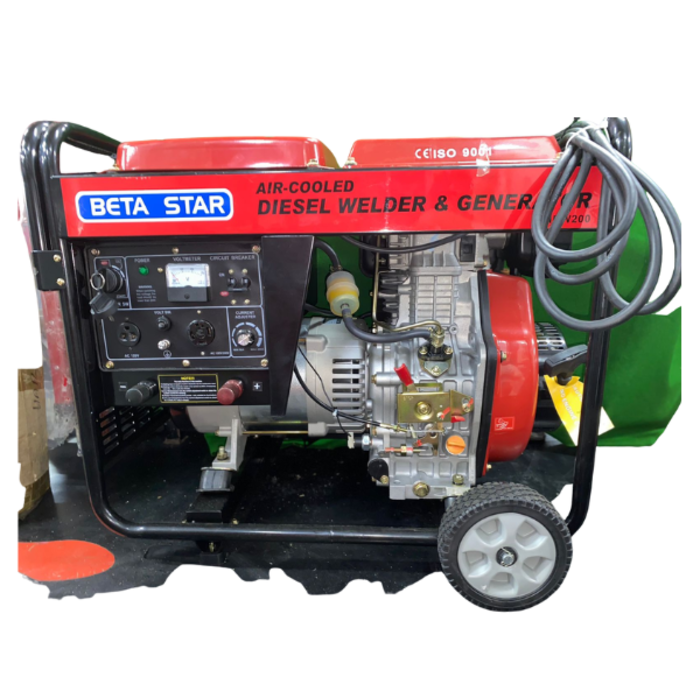 BETA STAR IND4125 DIESEL GENERATOR/WELDER BETA STAR MDW180/200 AMPS 110/220 VOLTS 60HZ