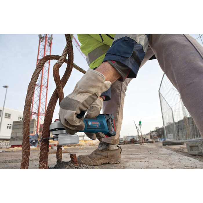 BOSCH IND4126/1/2" LITHIUM ION CORLESS GRINDER KIT 8 AH GWS18V-45B14