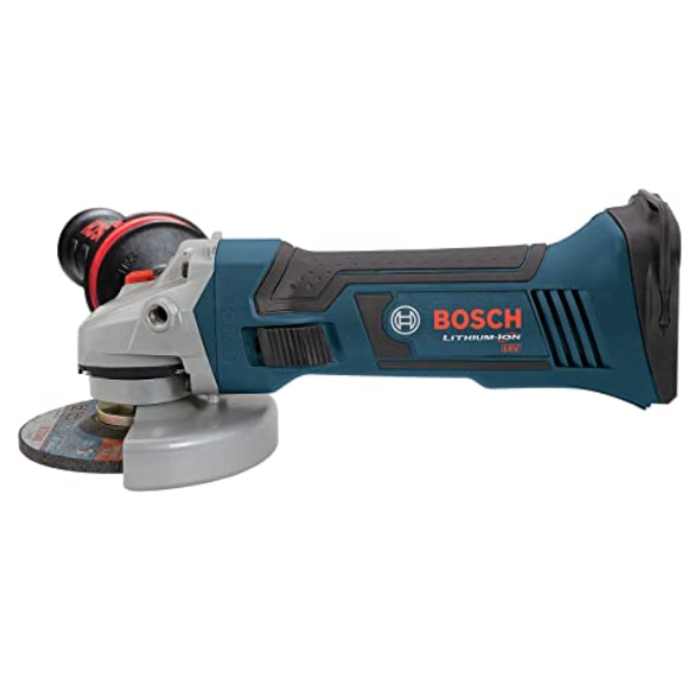 BOSCH IND4126/1/2" LITHIUM ION CORLESS GRINDER KIT 8 AH GWS18V-45B14