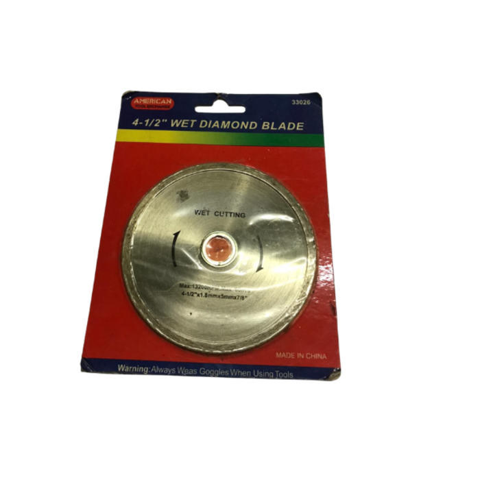 AMERICAN TOOL EXCHANGE HAR0721 4-1/2'' BLADE/TILE CUTTING-DIA.WET ---WNR