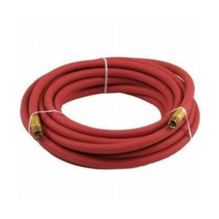 E-STAR HAR0786 3/8" RED AIR HOSE 50FT WITH 3/8" NPT FITTING AT BOTH ENDS