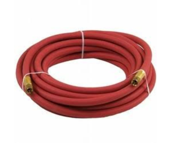 E-STAR HAR0786 3/8" RED AIR HOSE 50FT WITH 3/8" NPT FITTING AT BOTH ENDS