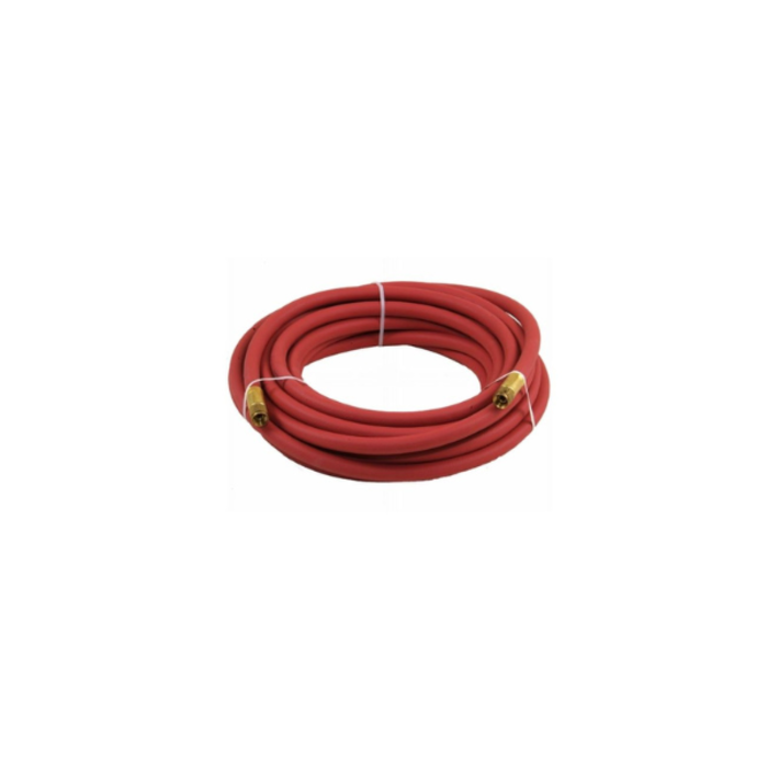 E-STAR HAR0786 3/8" RED AIR HOSE 50FT WITH 3/8" NPT FITTING AT BOTH ENDS