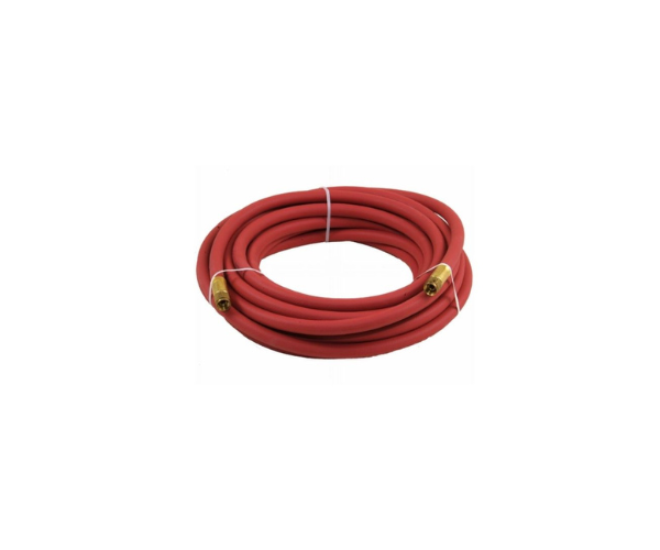 E-STAR HAR0786 3/8" RED AIR HOSE 50FT WITH 3/8" NPT FITTING AT BOTH ENDS