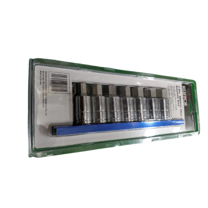 KLUTCH HAR0788 SOCKET/BIT-HEX METRIC 7PCS 41509