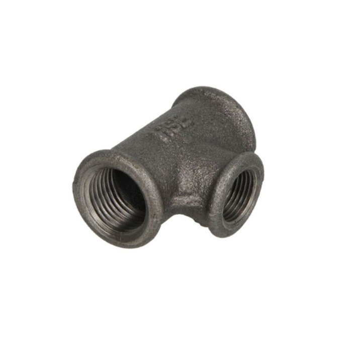 HAR0808 1/2" BLACK IRON FITTING TEE