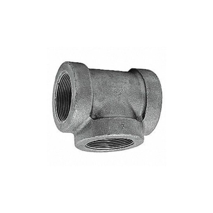 HAR0826 2-1/2" BLACK IRON TEE