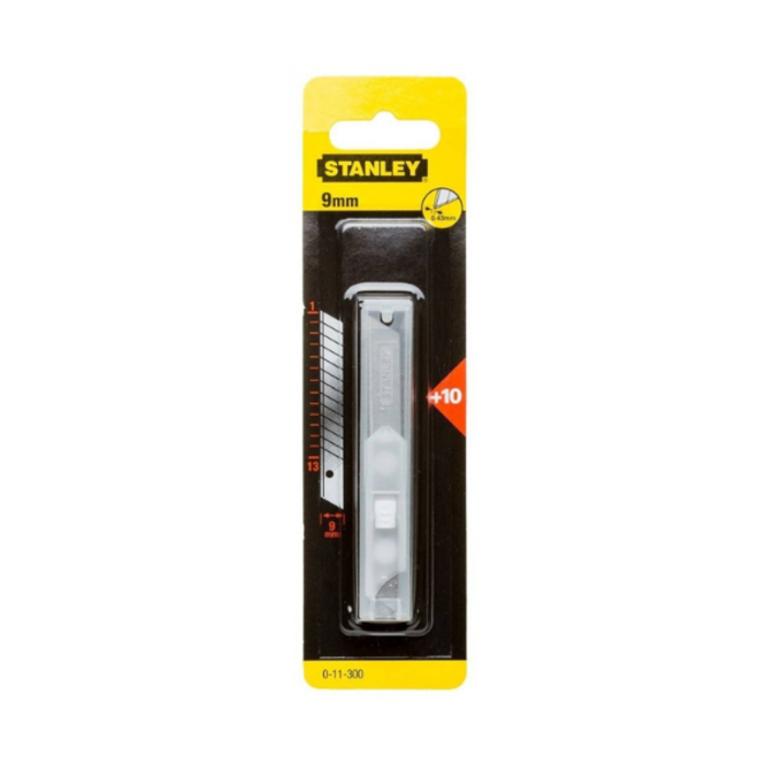 STANLEY HAR0829 BLADE/SNAP-OFF 9MM QUICK POINT 3PCS 11-300