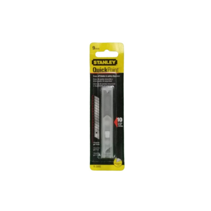 STANLEY HAR0829 BLADE/SNAP-OFF 9MM QUICK POINT 3PCS 11-300
