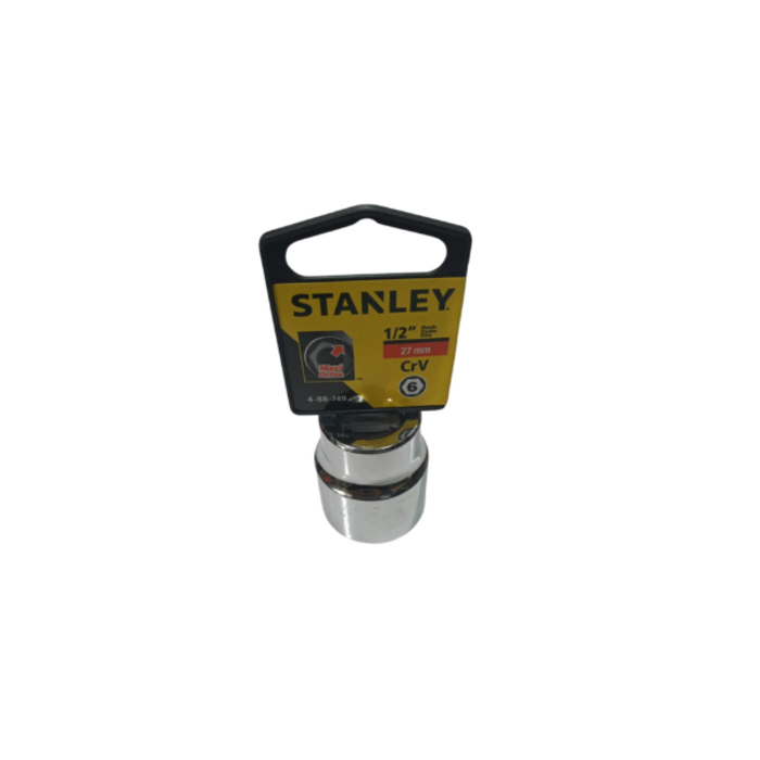 STANLEY HAR0830 SOCKET 1/2" DRIVE 6PT, 27MM 4-88-749