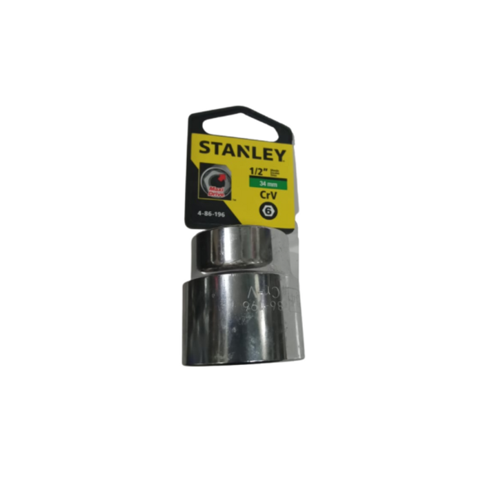 STANLEY HAR0832 SOCKET 1/2" DR-6PT-STD-34MM 4-86-196