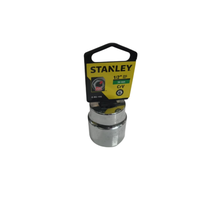 STANLEY HAR0832 SOCKET 1/2" DR-6PT-STD-34MM 4-86-196