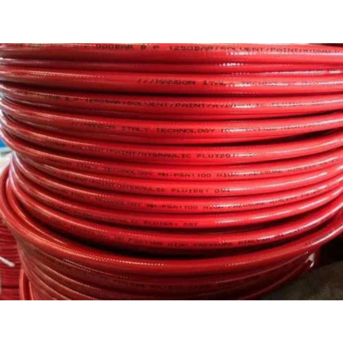 HAR0840 1/4"RED MULTI PURPOSE HOSE HOT OIL 320FT PER ROLL 300PSI