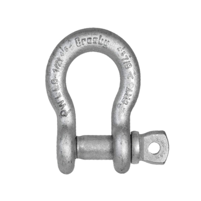 BETA STAR HAR0875 7/8" SHACKLE  WITH PIC SCREW HORSE SHOE TYPE 6-1/2TON