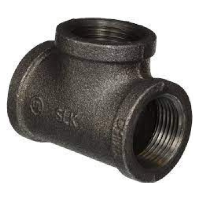 HAR0877 4" BLACK FITTING TEE NPT