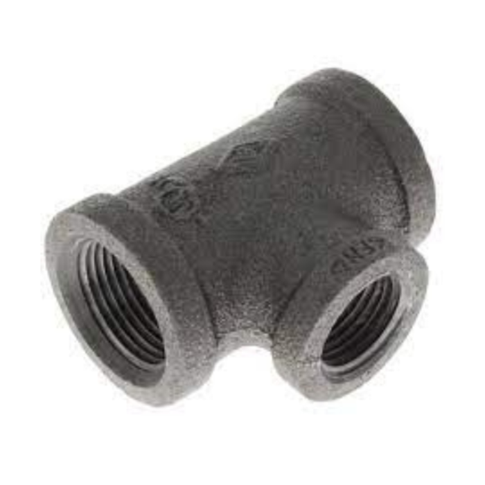HAR0879 1/4" BLACK IRON FITTING TEE