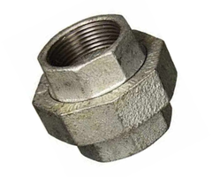 HAR0914 1/2" CONICAL UNION BLACK IRON