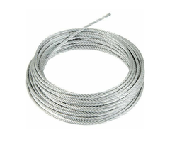 HAR0937 WIRE ROPE CABLE-5/16"/ 8MM FIBER CORE 6X19 (1600' PER ROLL)