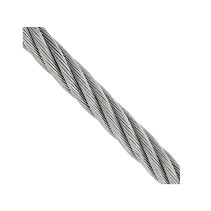 HAR0937 WIRE ROPE CABLE-5/16"/ 8MM FIBER CORE 6X19 (1600' PER ROLL)