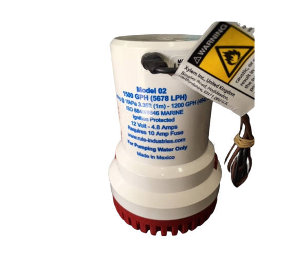 IND4355 PUMP/SUBM.RULE 12V 1500GPH