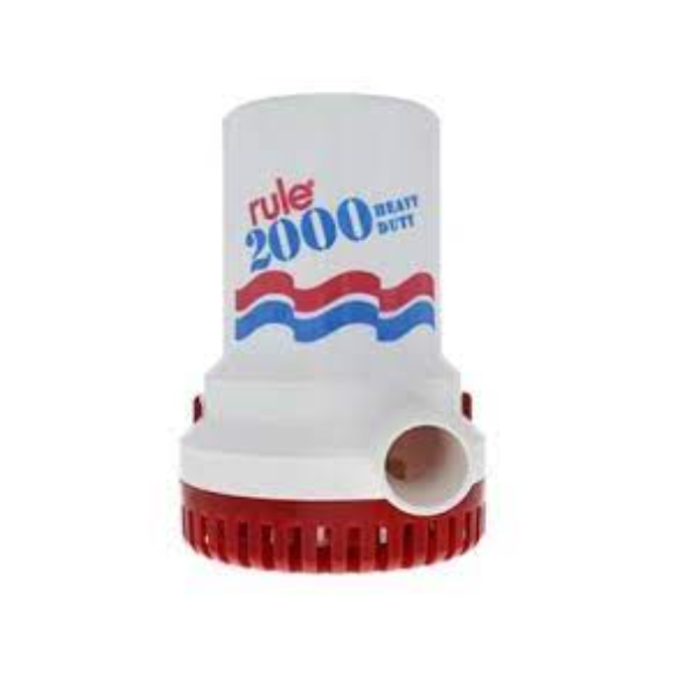 BETA STAR IND4357 PUMP/SUBM.RULE 12V 2000GPH-#10