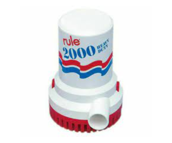 BETA STAR IND4357 PUMP/SUBM.RULE 12V 2000GPH