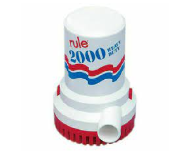 BETA STAR IND4357 PUMP/SUBM.RULE 12V 2000GPH