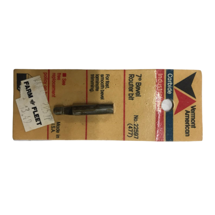 VERMONT AMERICAN HAR1088 BITS/ROUTER-LAMINATE T 1/4 #33-22597