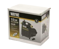 WAYNE IND5113 PUMP/UTILITY 1/2HP 3/4" WAYNE PC4