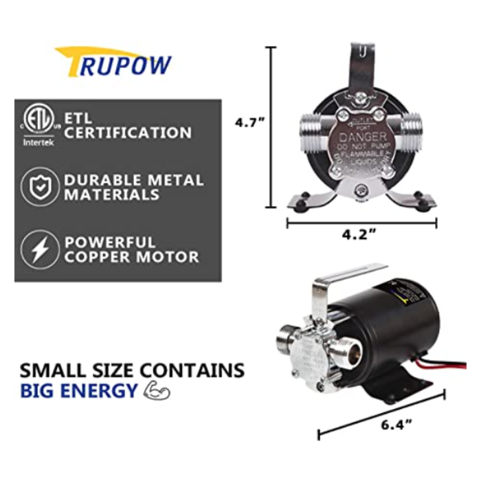 BETA STAR IND5142 PUMP/UTILITY 12V #94639