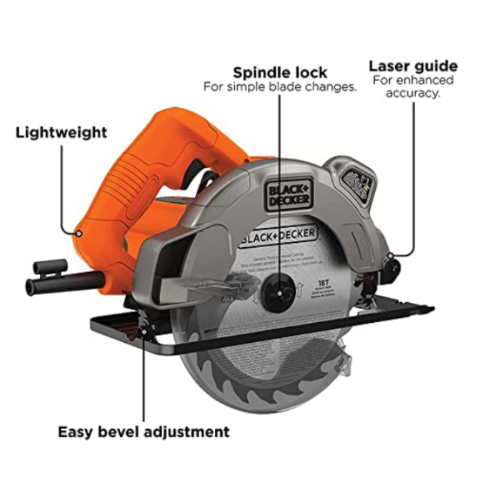 BLACK & DECKER IND5259 BLACK AND DECKER SAW 7 1/4" CS1014 BDECS300C-WNR