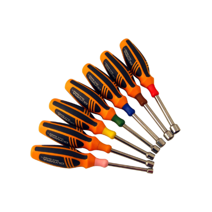 OLYMPIA TOOLS HAR9276 7 PCS METRIC NUT DRIVER SET - PART # 29-586 (OLYMPIA)