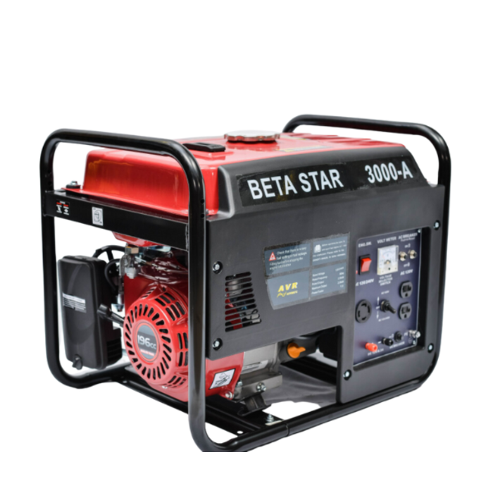 BETA STAR IND5342 3000 WATTS GASOLINE GENERATOR 110/220 VOLTS 60HZ BETA STAR