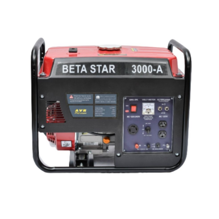 BETA STAR IND5342 3000 WATTS GASOLINE GENERATOR 110/220 VOLTS 60HZ BETA STAR
