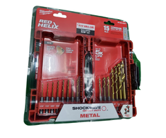 MILWAUKEE HAR9274 SHOCKWAVE TITANIUN DRILL BIT SET 15PC - 54652