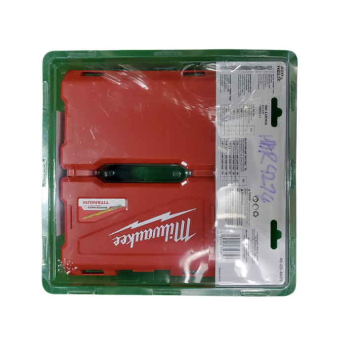 MILWAUKEE HAR9274 SHOCKWAVE TITANIUN DRILL BIT SET 15PC - 54652
