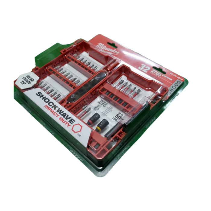 MILWAUKEE HAR9272 SHOCKWAVE IMPACT DRIVER BIT SET 32PC - 48272