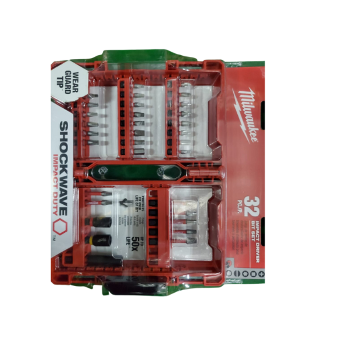 MILWAUKEE HAR9272 SHOCKWAVE IMPACT DRIVER BIT SET 32PC - 48272